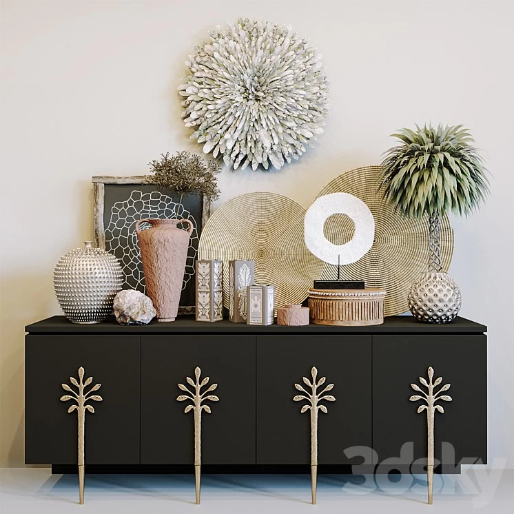 Ambella Sapling cabinet ethnic decorative set