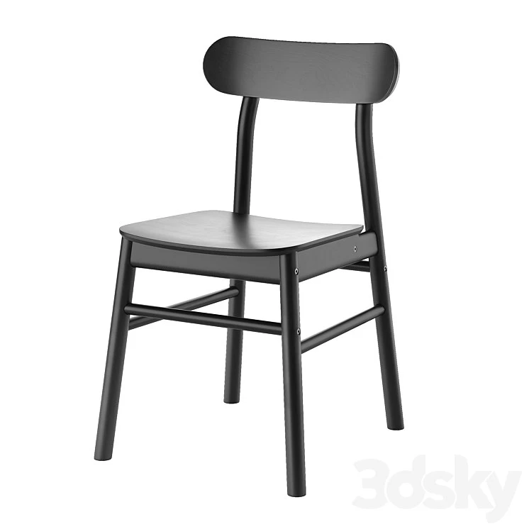 Ikea ronninge black chair