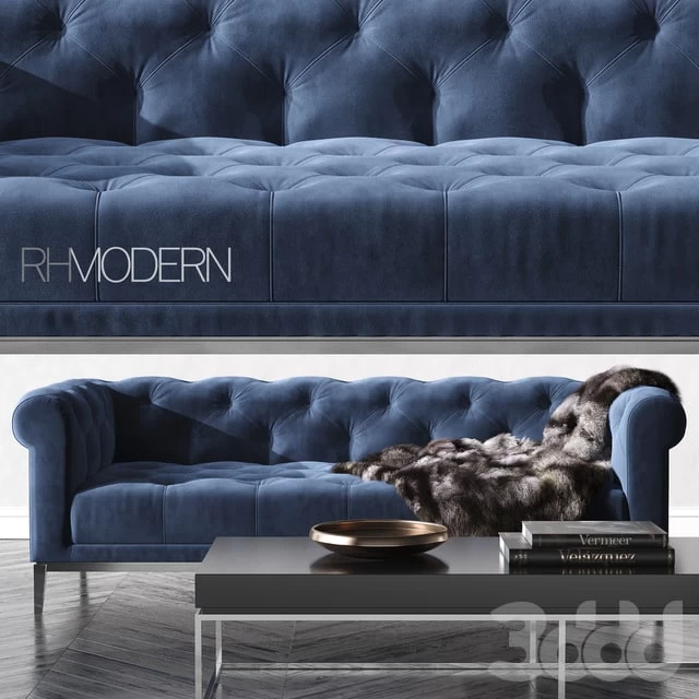 CHESTERFIELD FABRIC SOFA