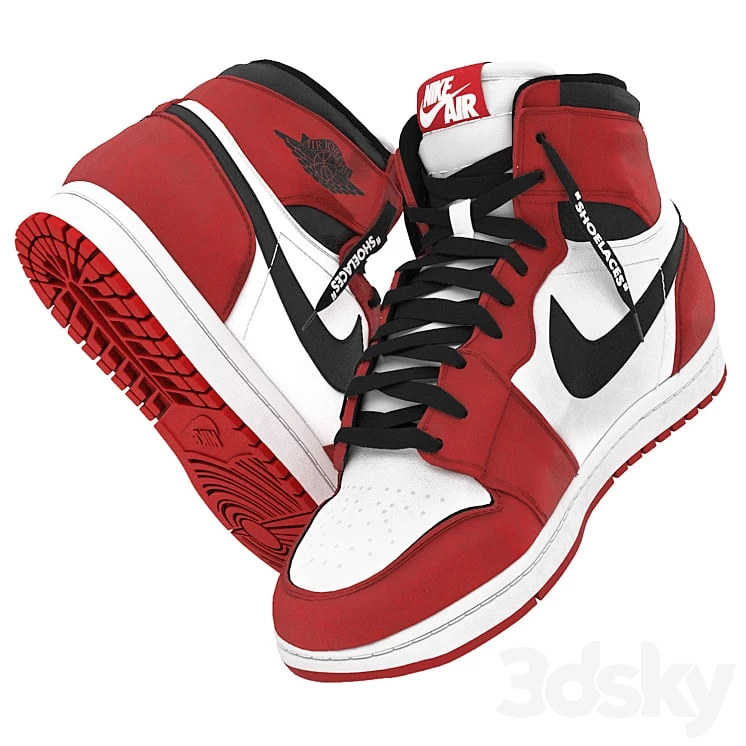 red nike air jordan 1 retro