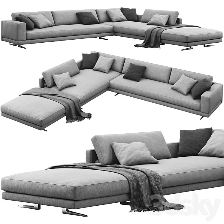 Poliform Mondrian corner sofa
