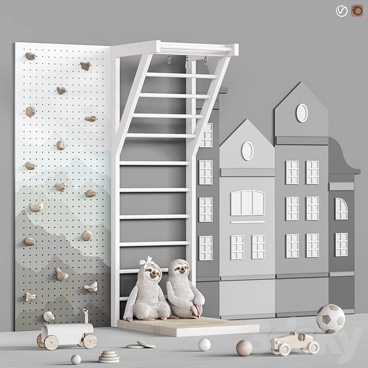 Toys and furniture set 86