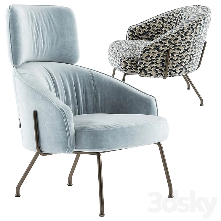 Bonaldo bahia armchairs