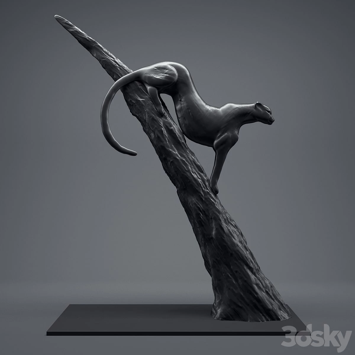 figurine of a cheetah.