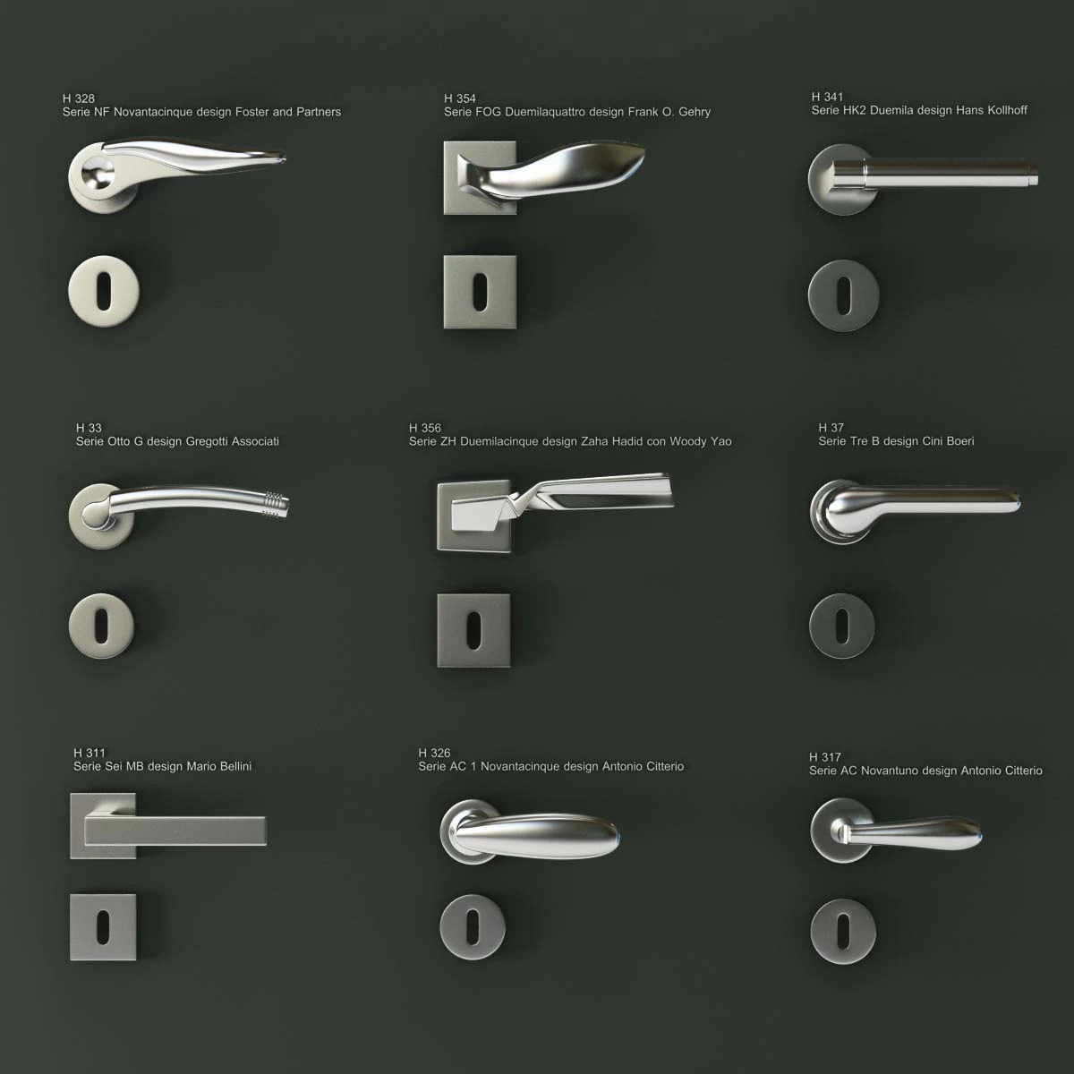Doors handles Fusital