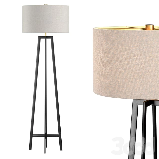 Castillo Black Floor Lamp