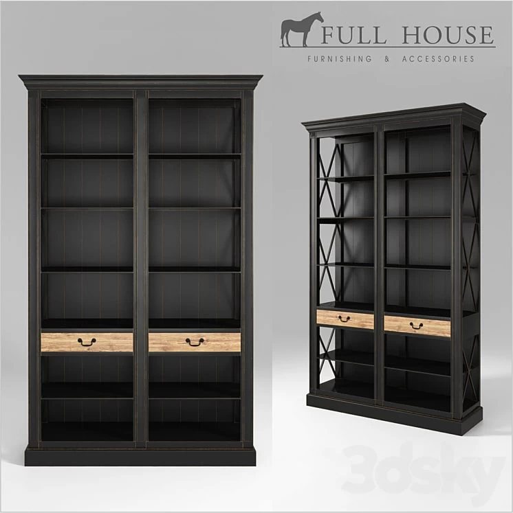 FULL HOUSE. Rack 1BCBG015 black
