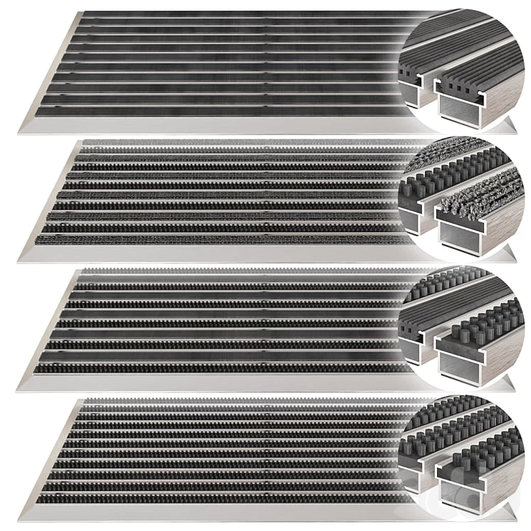 Aluminum dirt grates