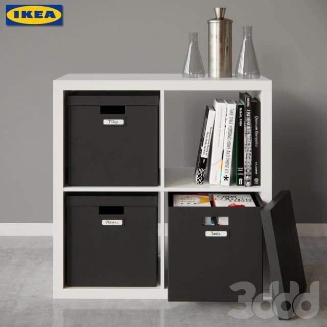 KALLAX Shelving Unit & TJENA