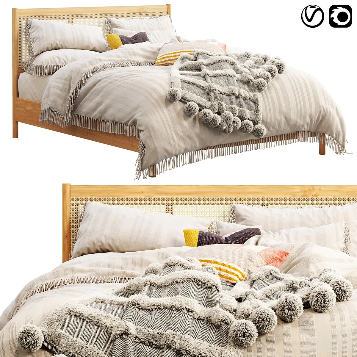 Joybird cleo bed