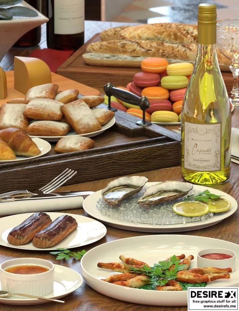 Assorted Cuisine and Pastries