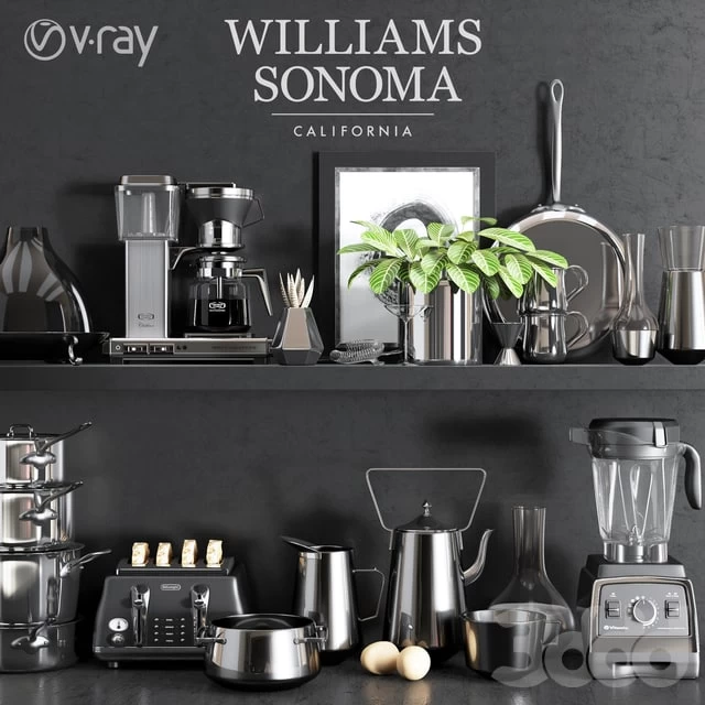 Williams Sonoma Chrome Set