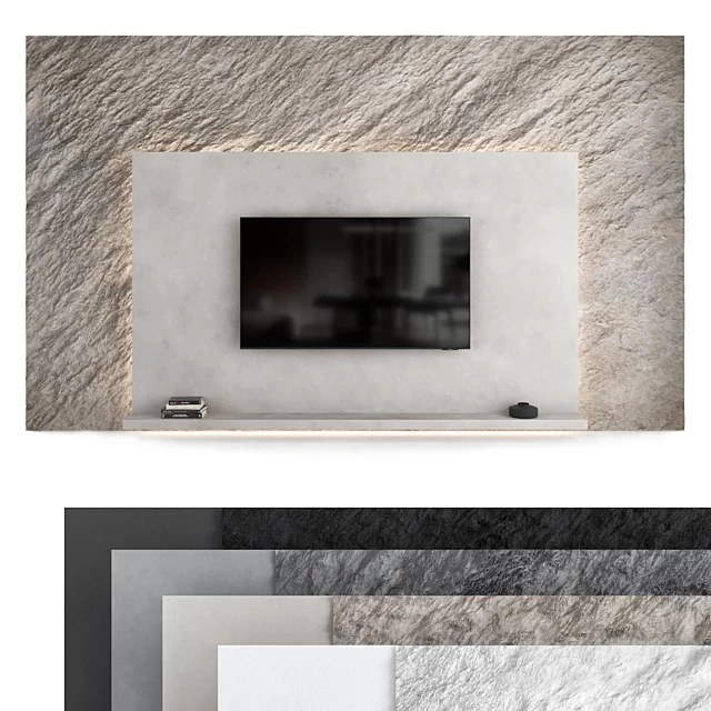 TV wall set 07
