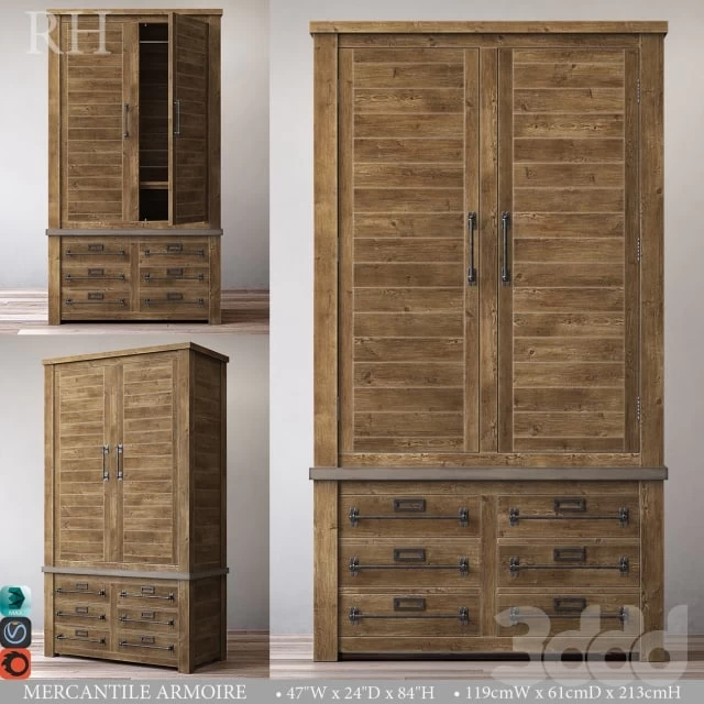 MERCANTILE ARMOIRE
