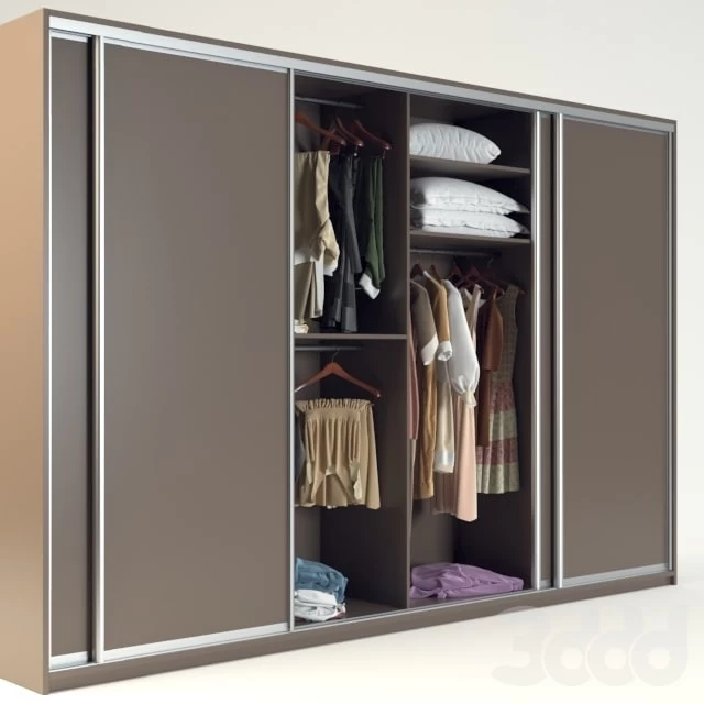 Sliding wardrobe (vray GGX)