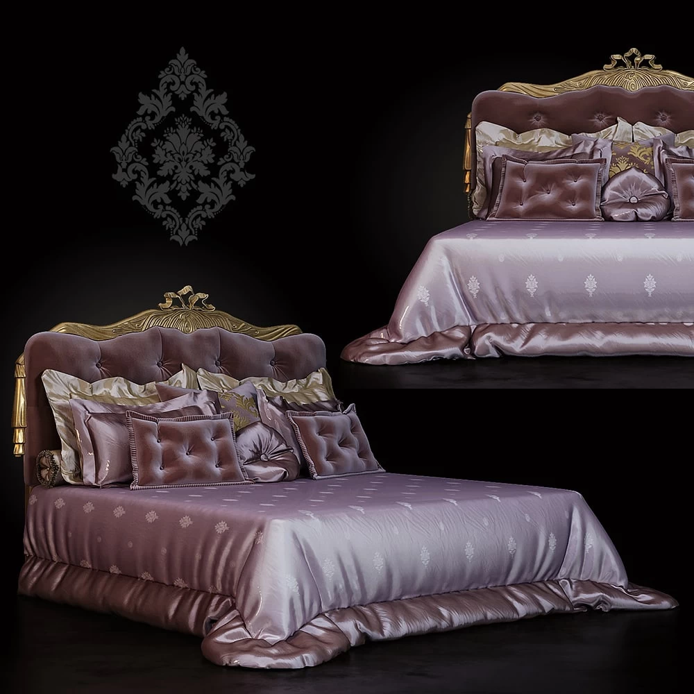 luxurious bed