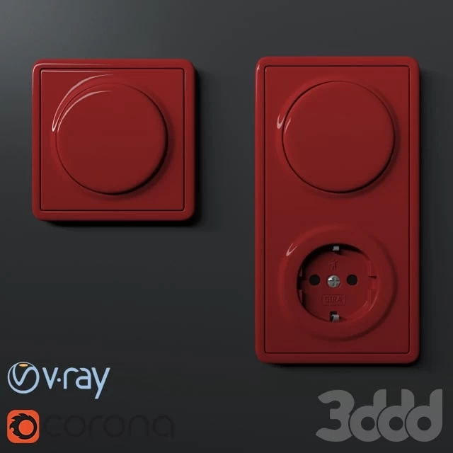 Gira S-Color switch socket