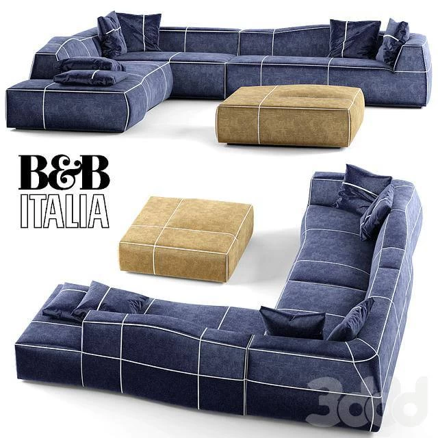 modular sofa b & b bend sofa