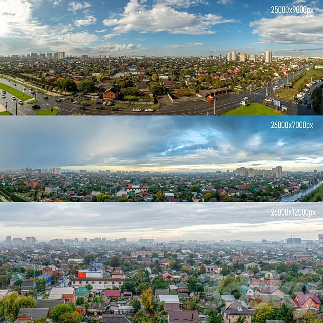 Panoramas on Krasnodar