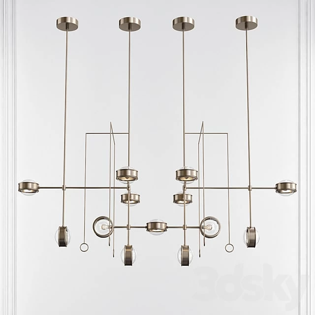 HOLLY HUNT LYRA CHANDELIER