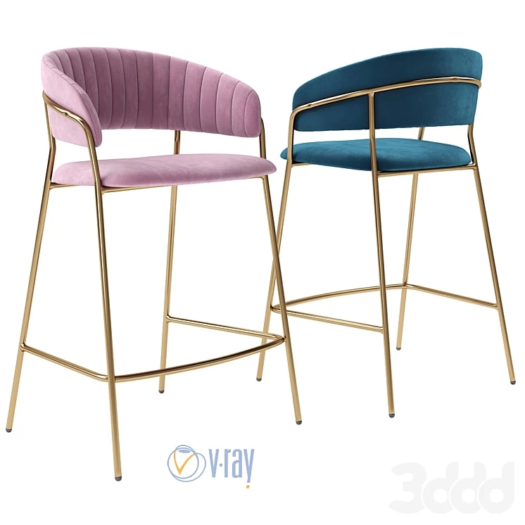 Bradex Home. Bar stool Turin. WINNIE, Benjara