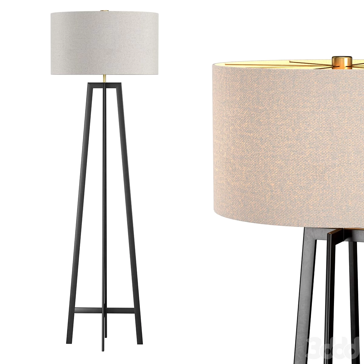 Castillo Black Floor Lamp