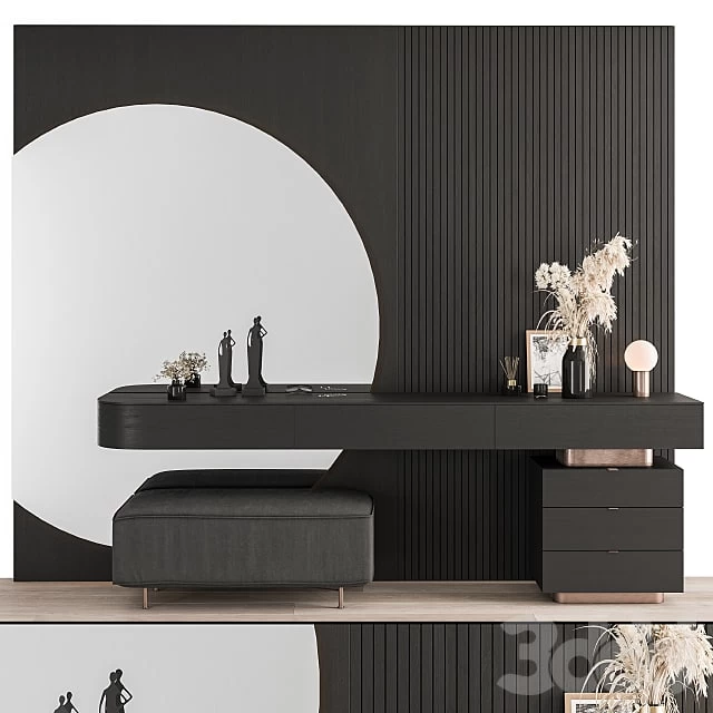 Hallway 21 - White and Wood Set
