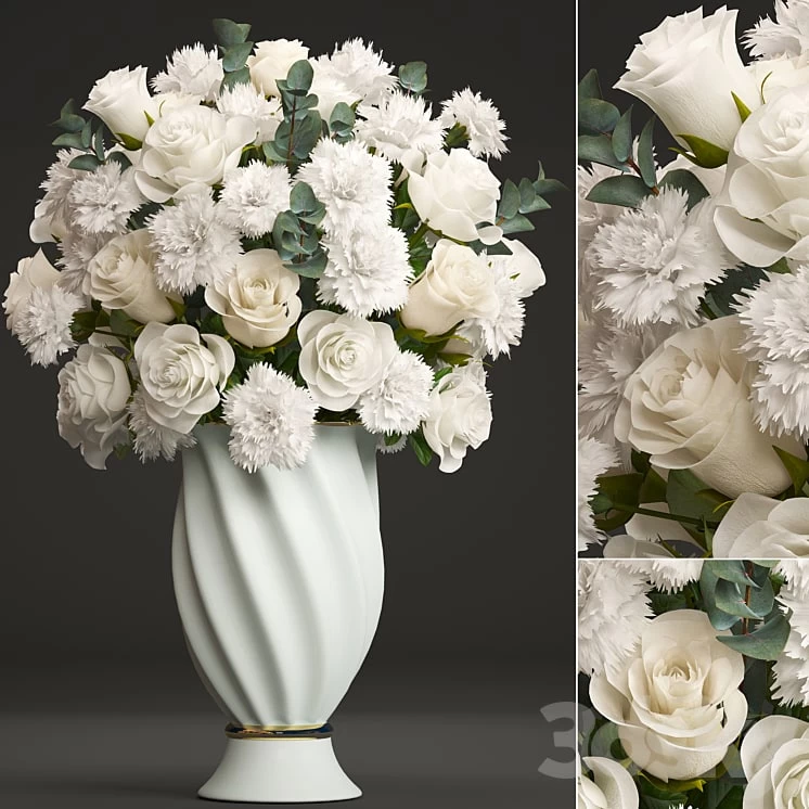 Bouquet of white flowers 35