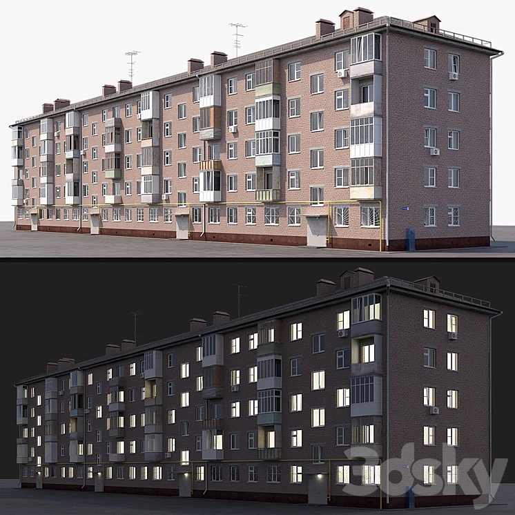 Khrushchev red brick