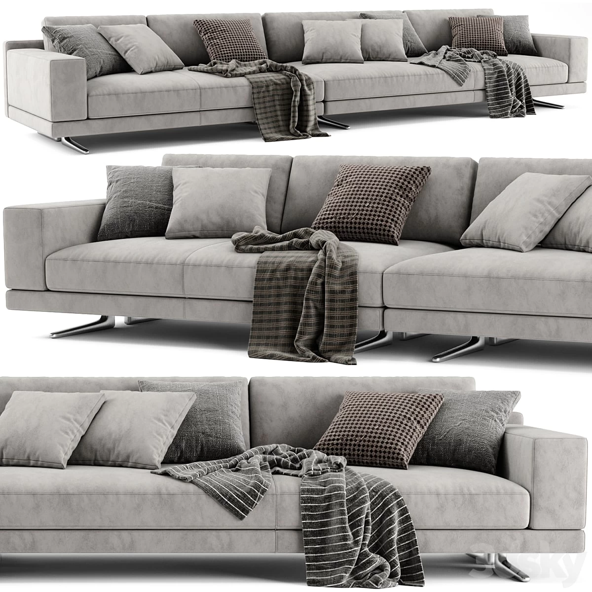 Poliform Mondrian Sofa Composition 01
