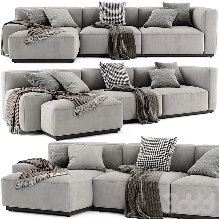 Cassina Mex Cube Chaise Longue Sofa
