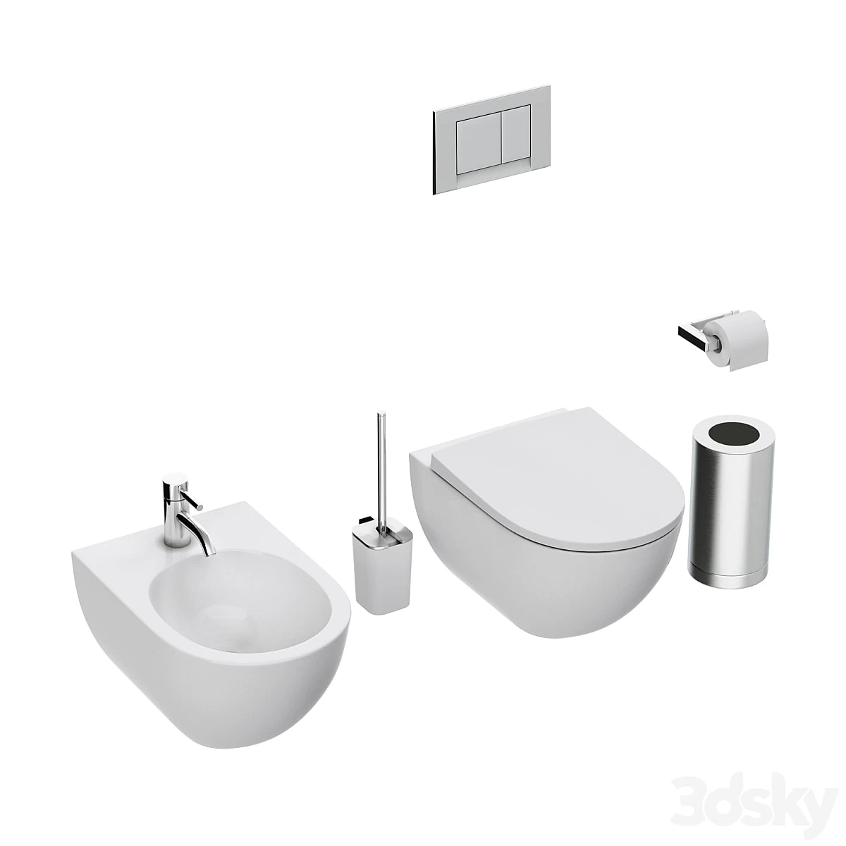 Toilet and bidet KERAMAG ACANTO