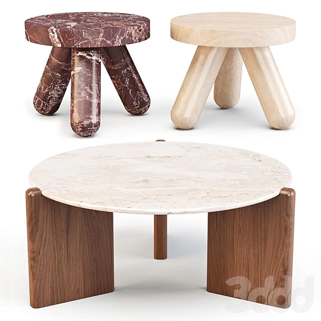 CB2: Santoro and Jaxx - Coffee and Side Table