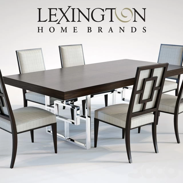 Lexington MONROE DINING TABLE & LEIGH SIDE CHAIR