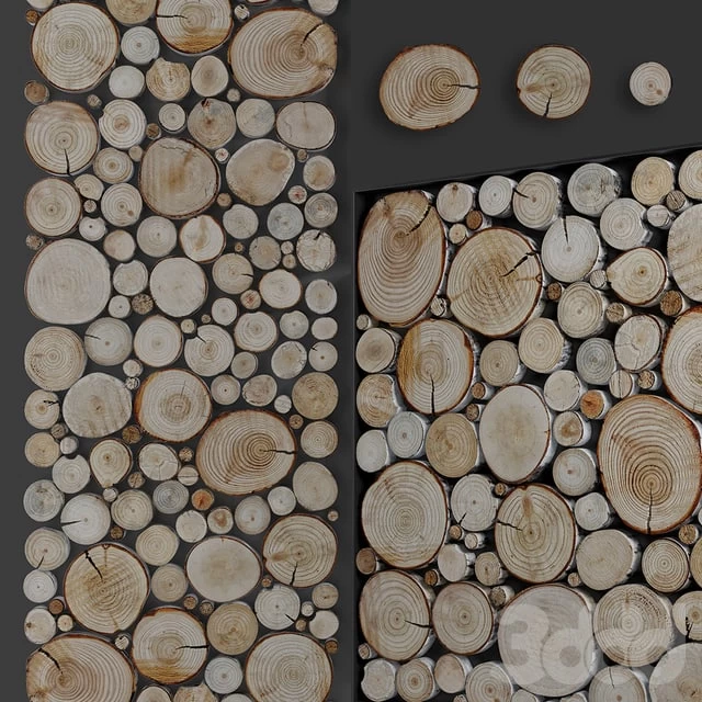 panel wood slice