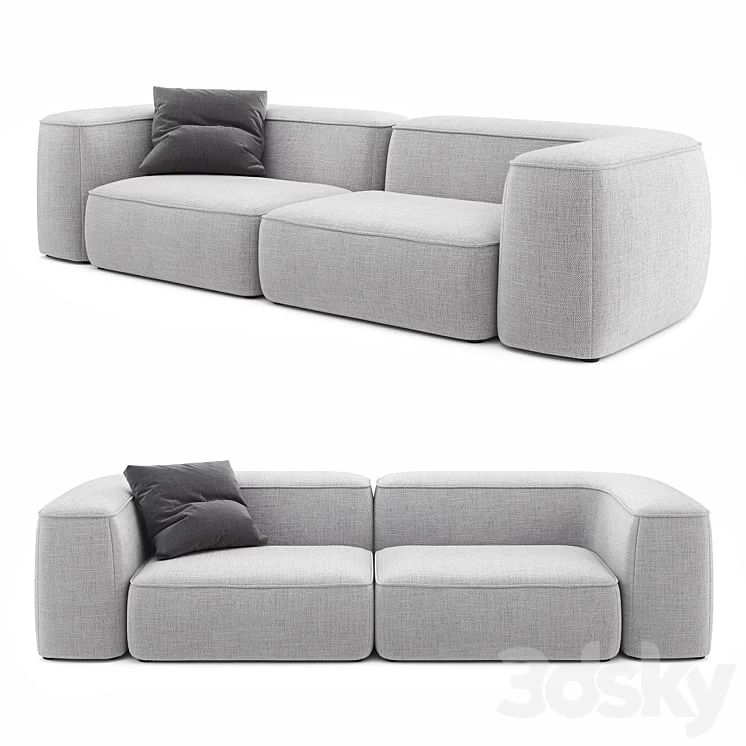 OM Straight sofa Leman