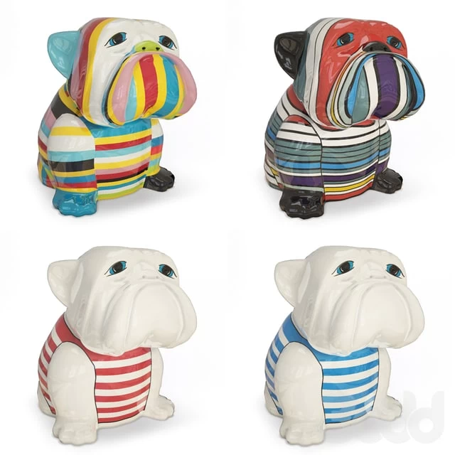 Bulldog sculpture