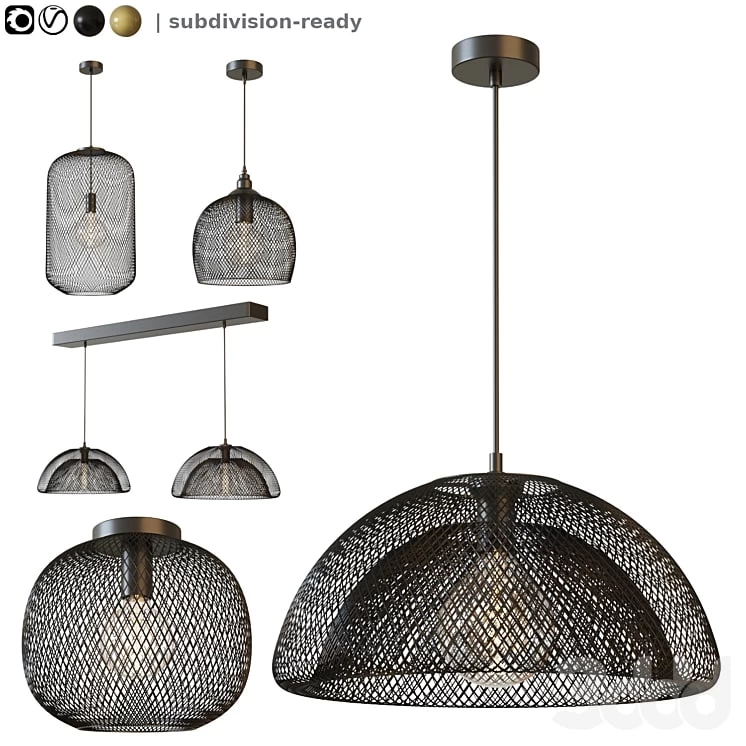 Pendant Lights Lucide Mesh