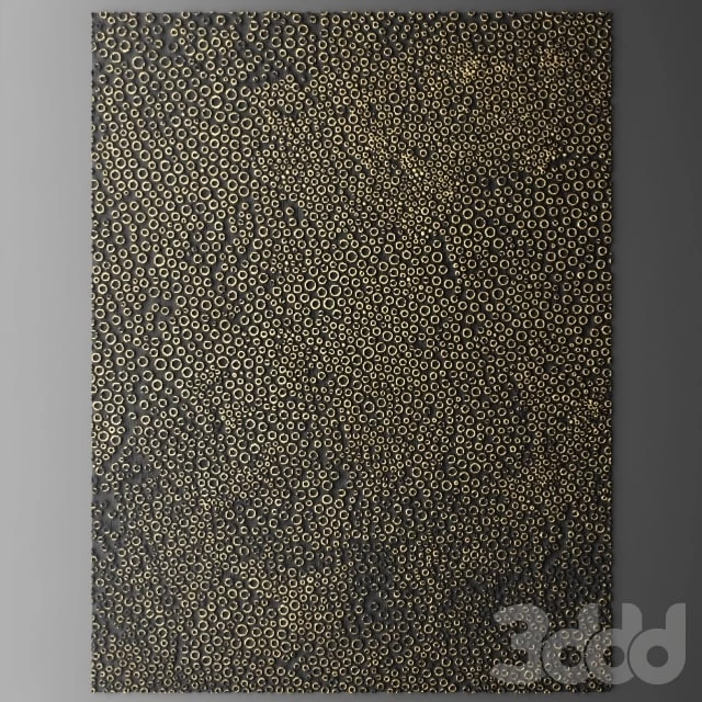 Decor for wall. Panel. 3D