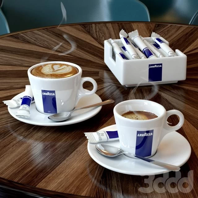 Cup of Lavazza coffee