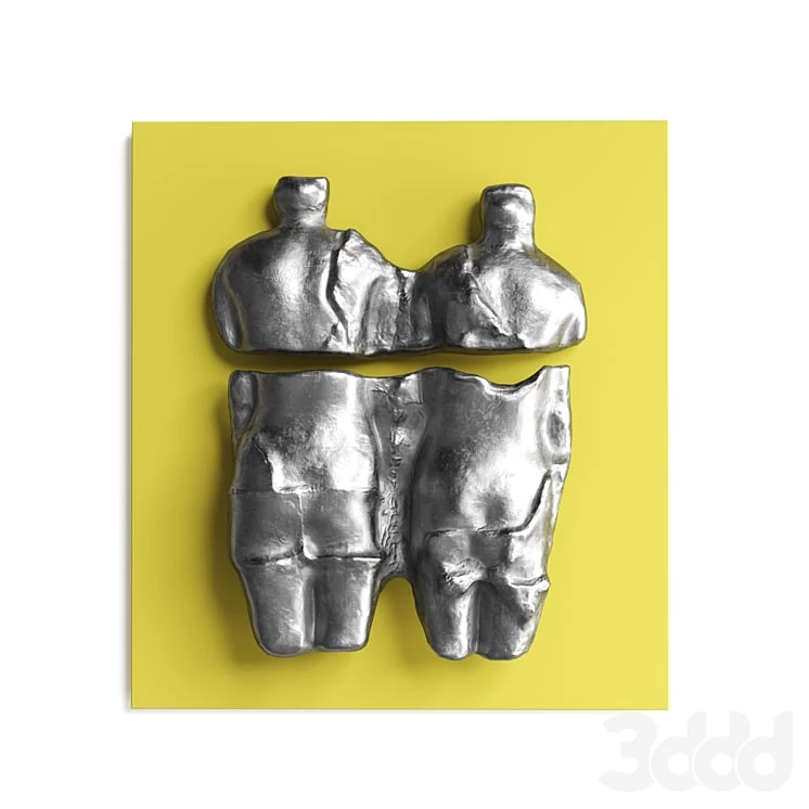 Abstract torso wall panel