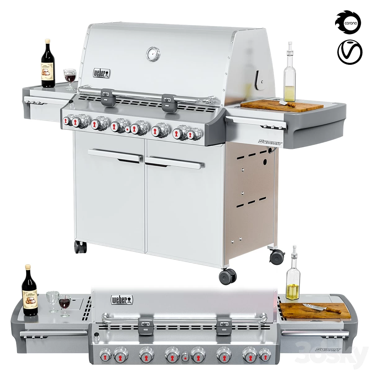 Gas grill Weber Summit S-670 GBS