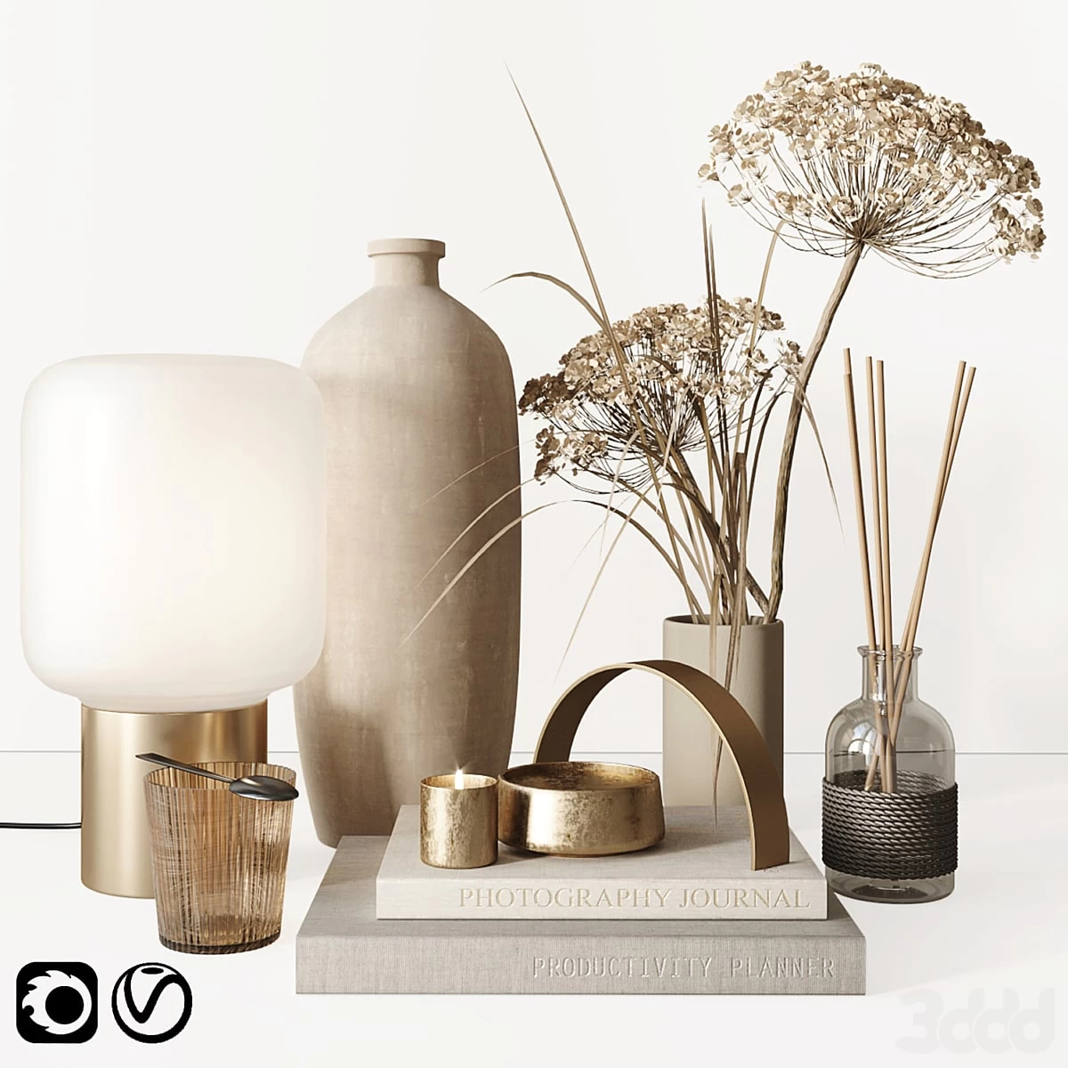 Beige set