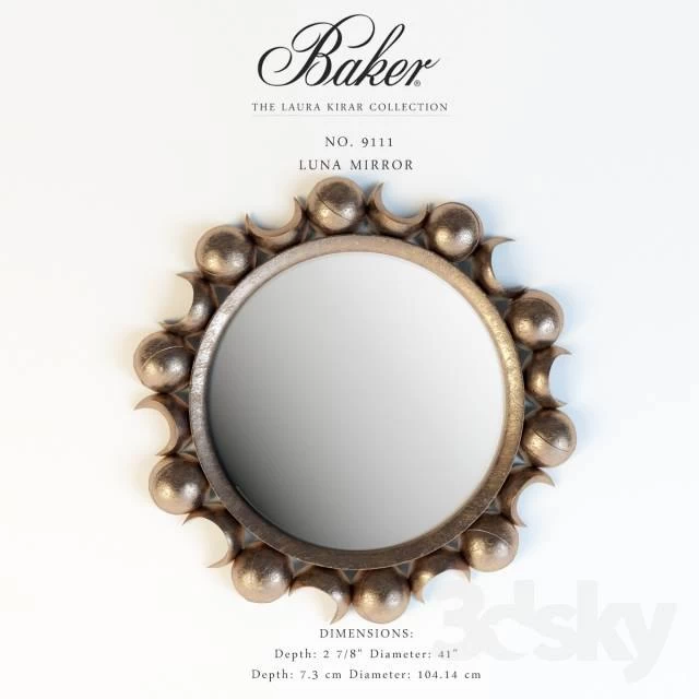 Baker_No. 9111_Luna Mirror