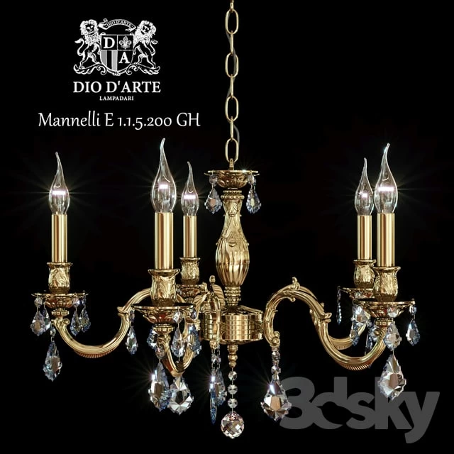 Chandelier Dio D'Arte Mannelli E GH 'arte