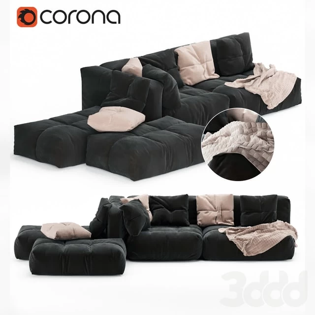 PIXEL Sectional sofa #pillow#