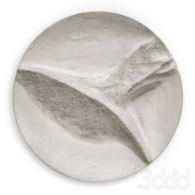 Round Wall panel Windhover Metal Plaster