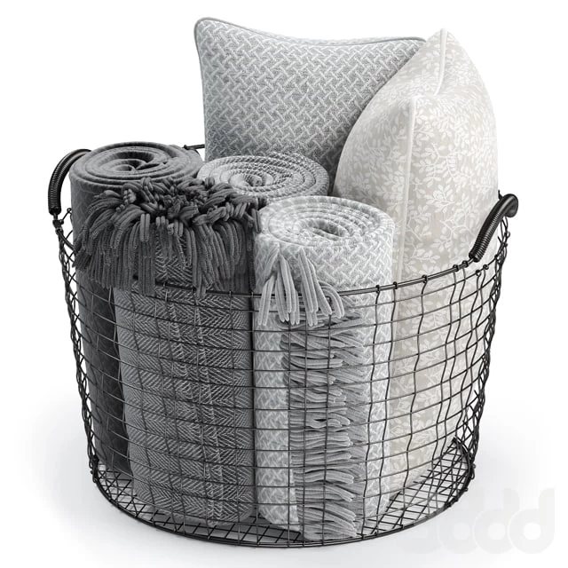 METAL BASKET DECOR 03