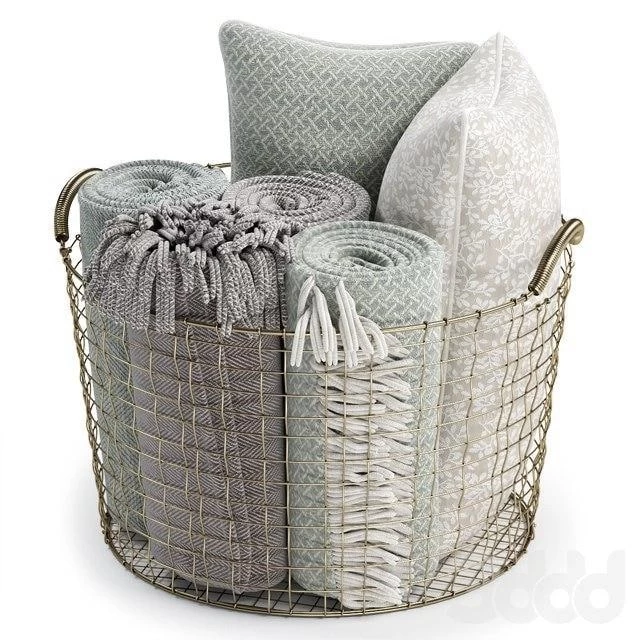 METAL BASKET DECOR 04