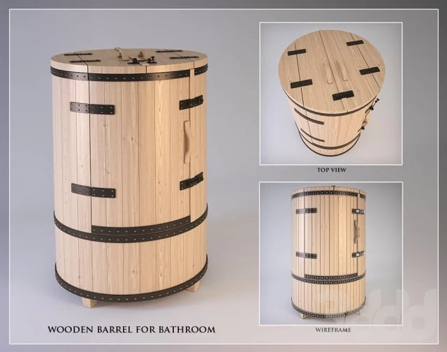 barrel for the bathroom